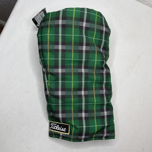 Titleist Shamrock Barrel Irish Clover Golf Club Headcover Green White New W Tags - Picture 2 of 8